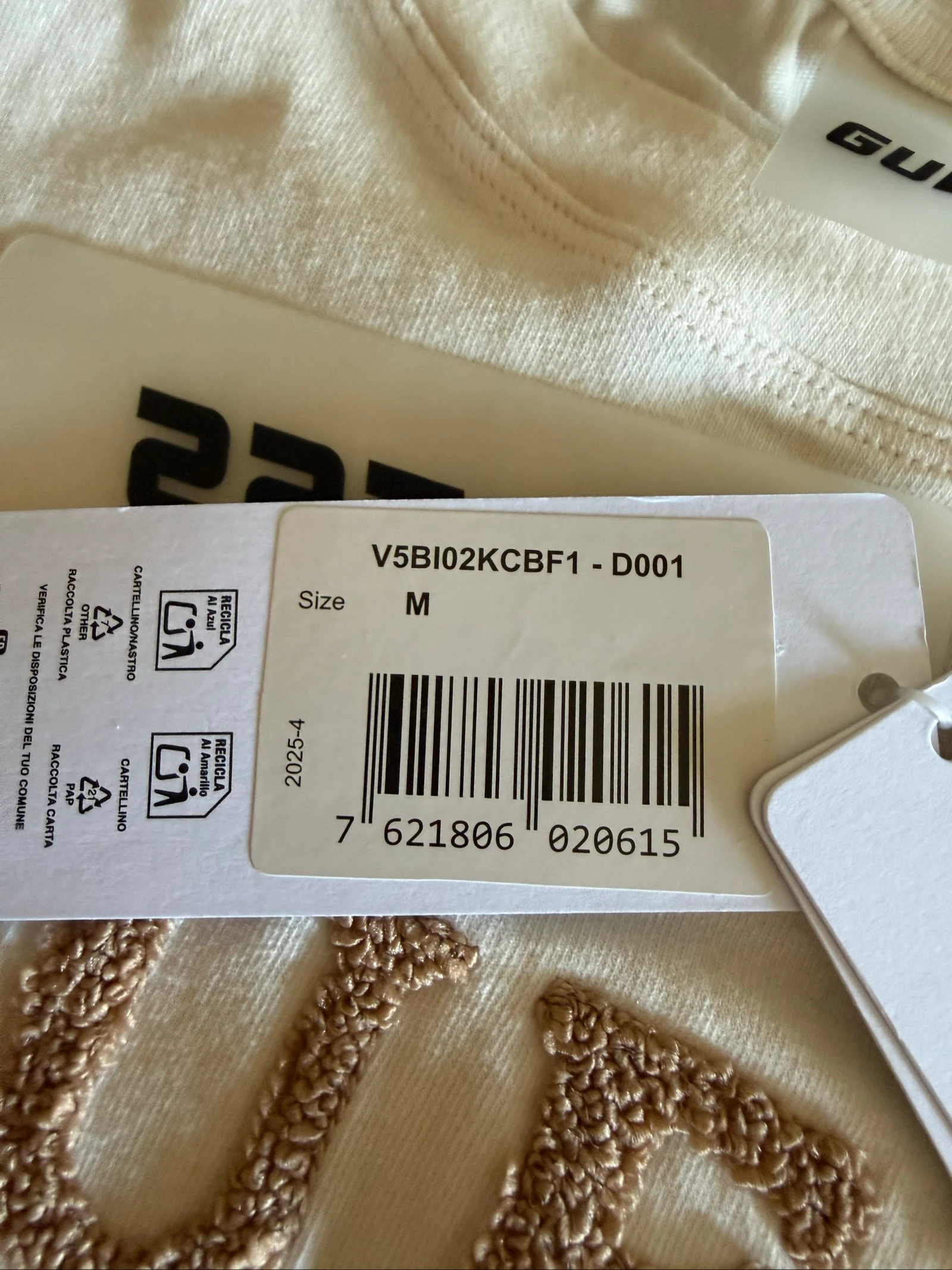 Guess dames T-shirt maat M nieuw met etiket – Crème – Geborduurd California logo – photo 10